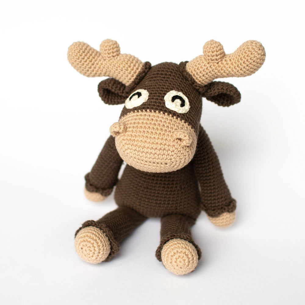 Ralf the moose | crochet amigurumi PDF pattern