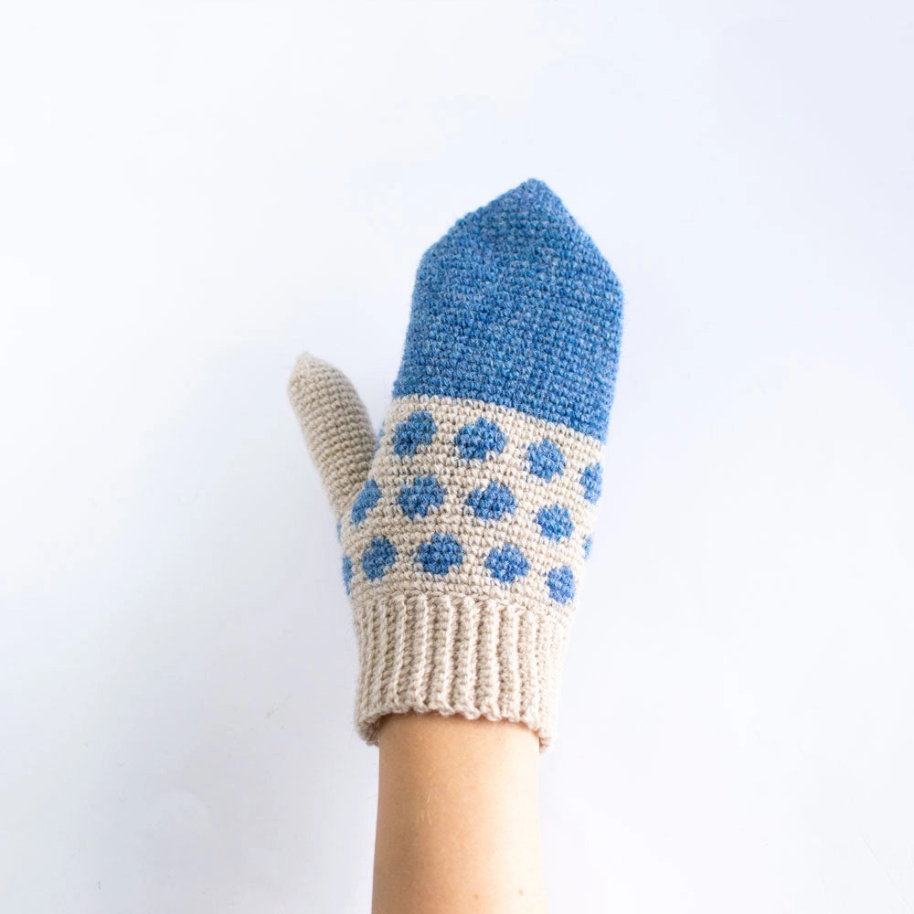 Lotta mittens | crochet PDF pattern