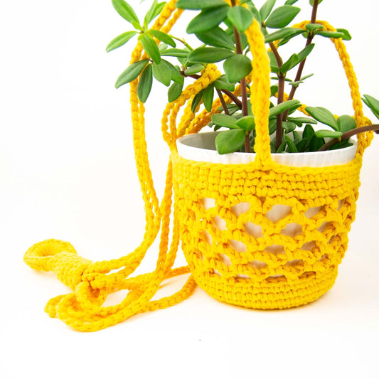 Frank & Fredrik plant hanger | Crochet PDF pattern