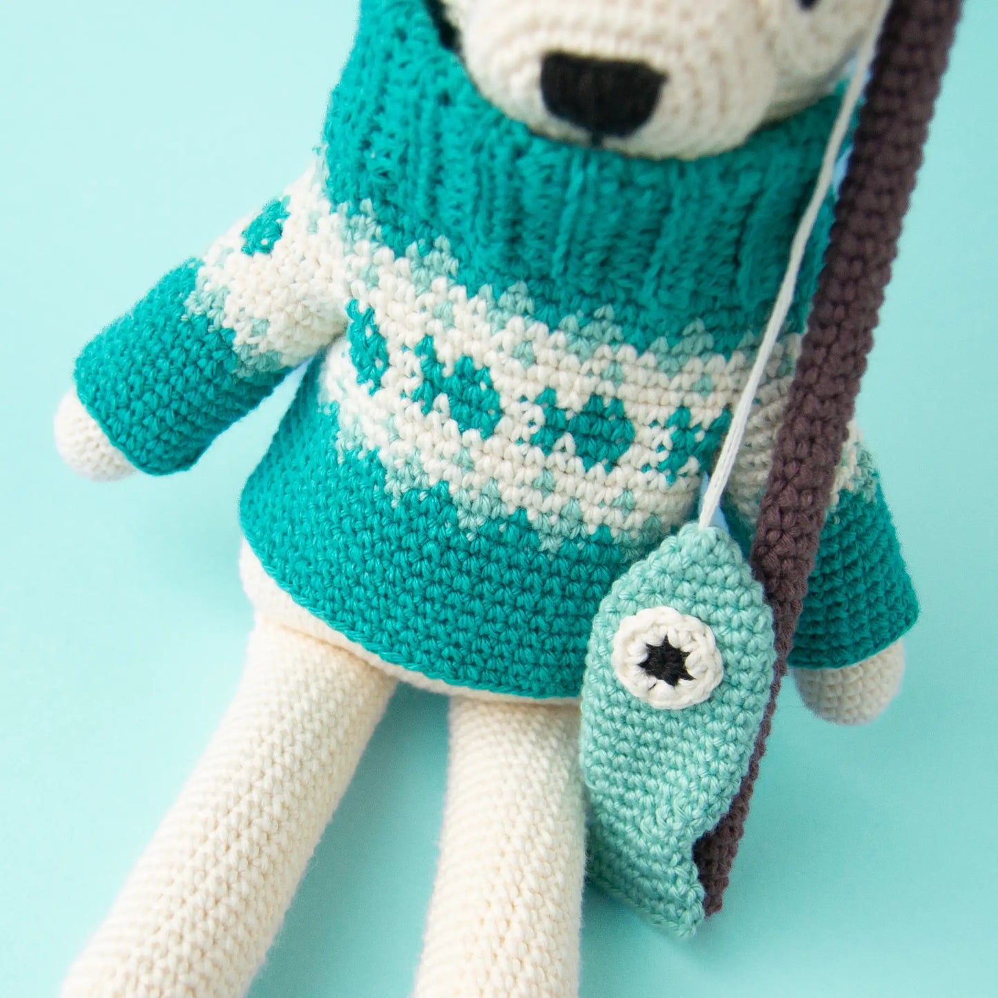 Nanoq the polar bear | Crochet amigurumi PDF pattern